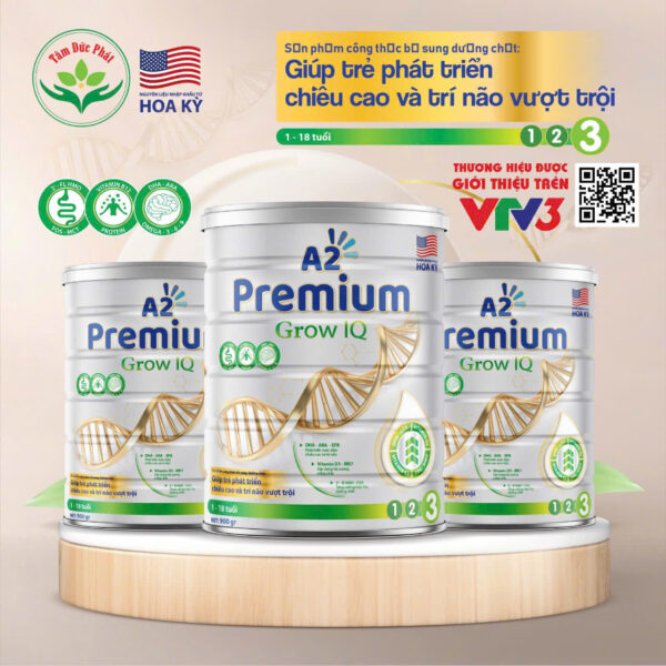 Sữa Bột A2 Premium - Grow IQ - Hình ảnh 2